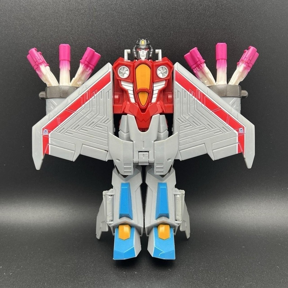 Transformers Generations Starscream Action Figure Decepticon Jet Grey Red Blue
